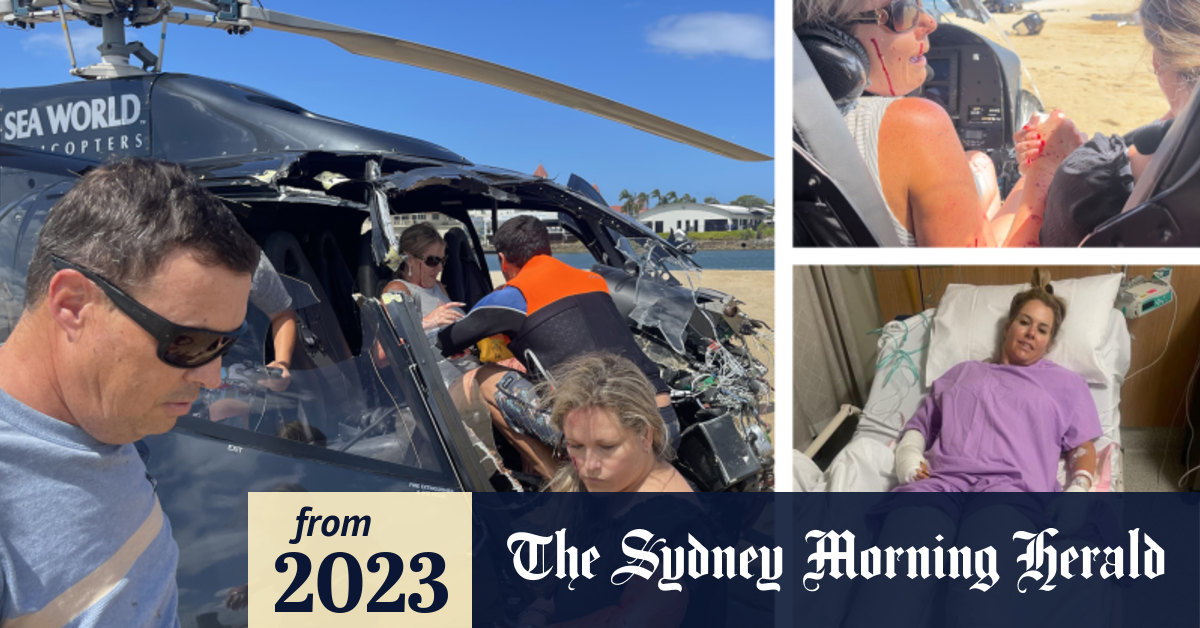 Sea World helicopter crash New Zealand survivors release new pictures